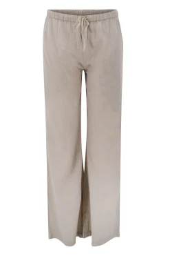 Agar Bordado Pantalon taupe clair