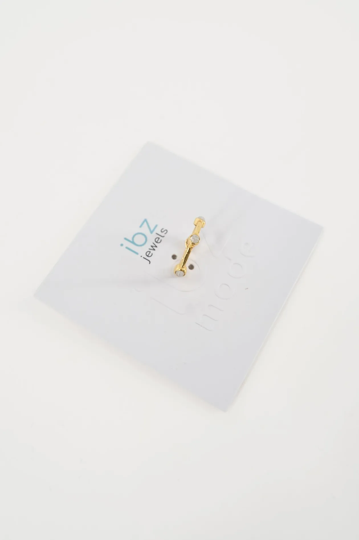 Bague Dots Gold White