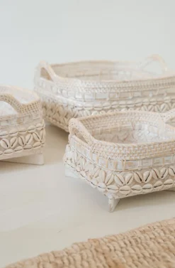 Basket Kerang Off White
