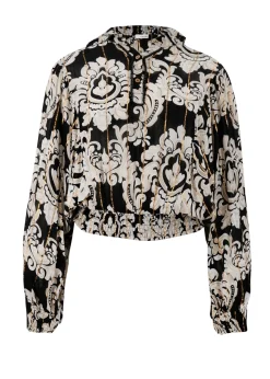 Blouse Briso Baroque Noir imprimé