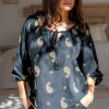 Blouse Lace Esencia Noir