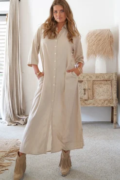 Blouse longue Esma Sand