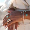 Bracelet Bracelet Dots Silver White