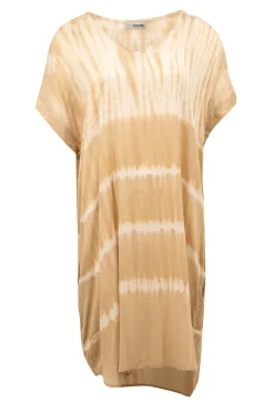 Caftan court Noa Tie Dye Sand/Beige