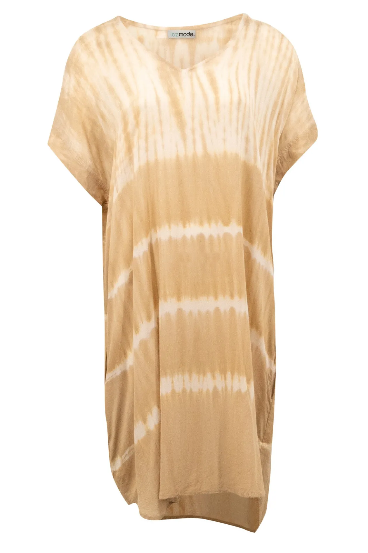 Caftan court Noa Tie Dye Sand/Beige