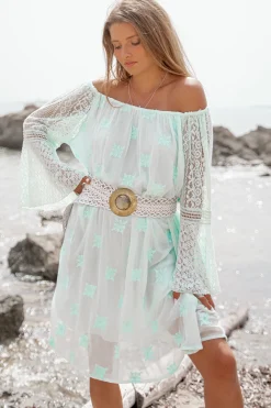 Caftan court Suze Mint