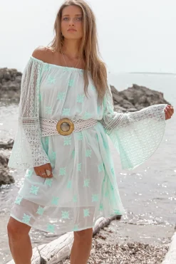 Caftan court Suze Mint