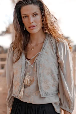 Cardigan Luciana Taupe clair