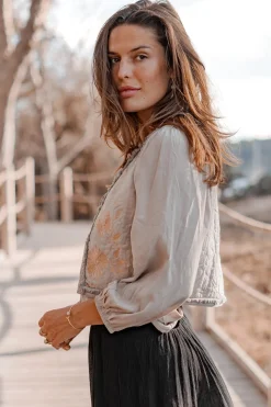 Cardigan Luciana Taupe clair