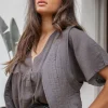 Cardigan Neva Plain Anthracite