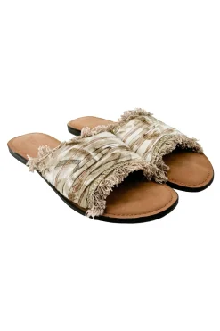 Chausson Inessa Baroque Ivoire imprimé