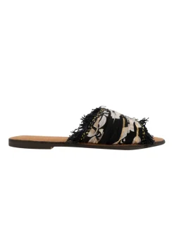 Chausson Inessa Baroque Noir Imprimé