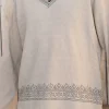 Chemise à col en V Raf Sand