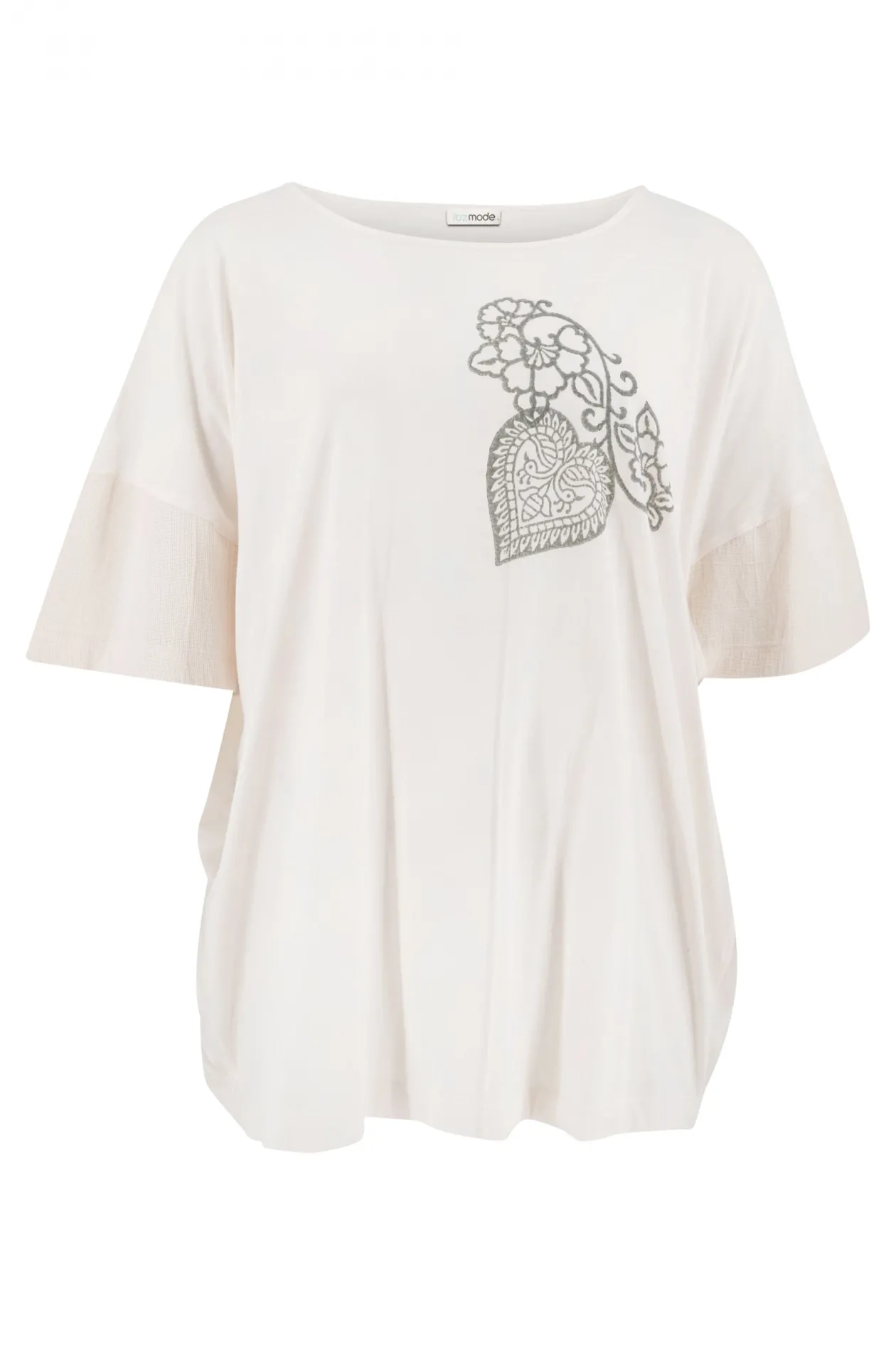 Chemise Carré Jersey Blanc