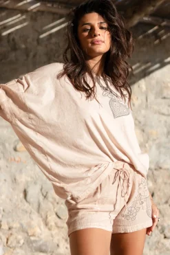 Chemise Square Jersey Sand