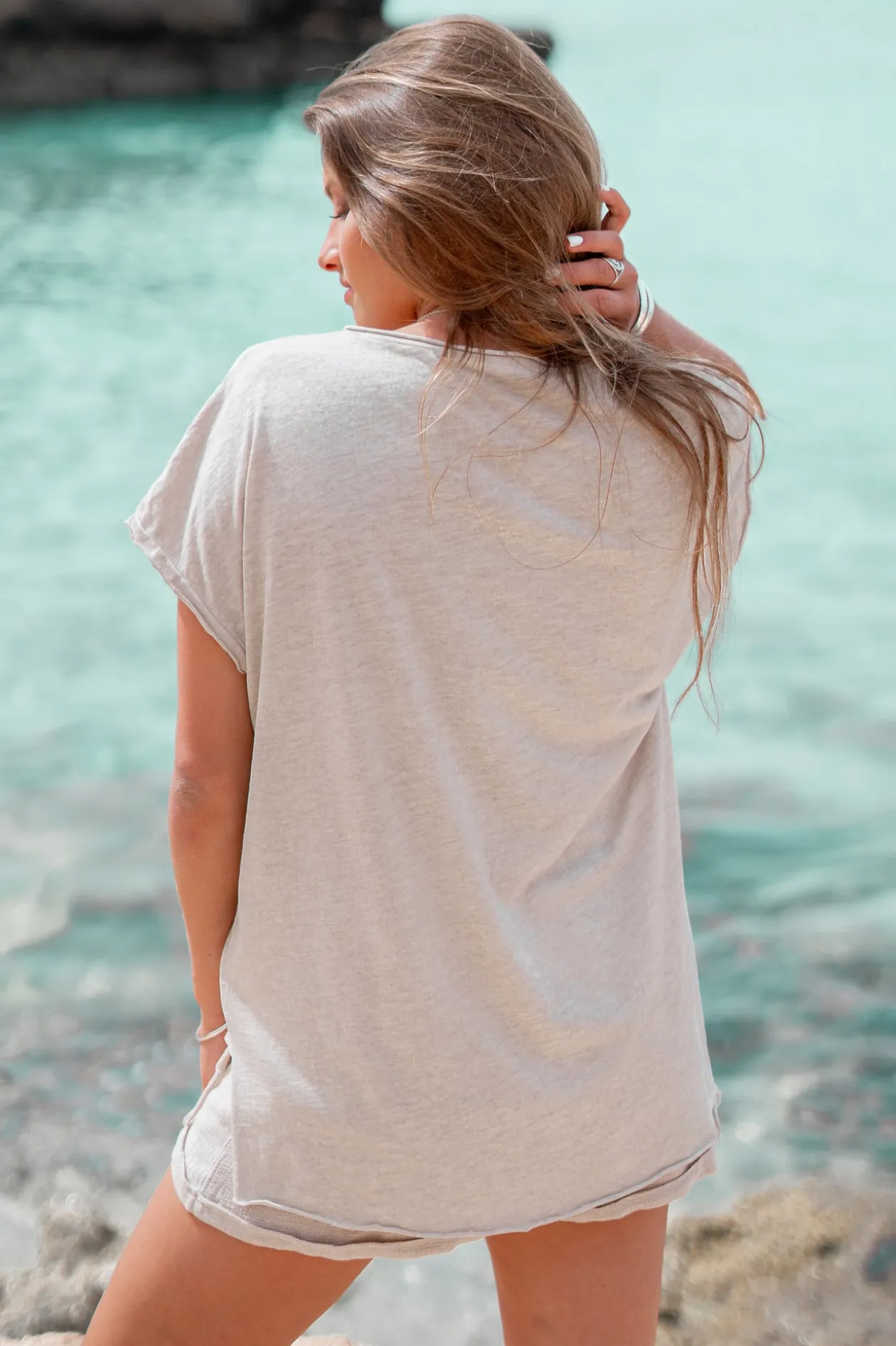Chemise Taupe