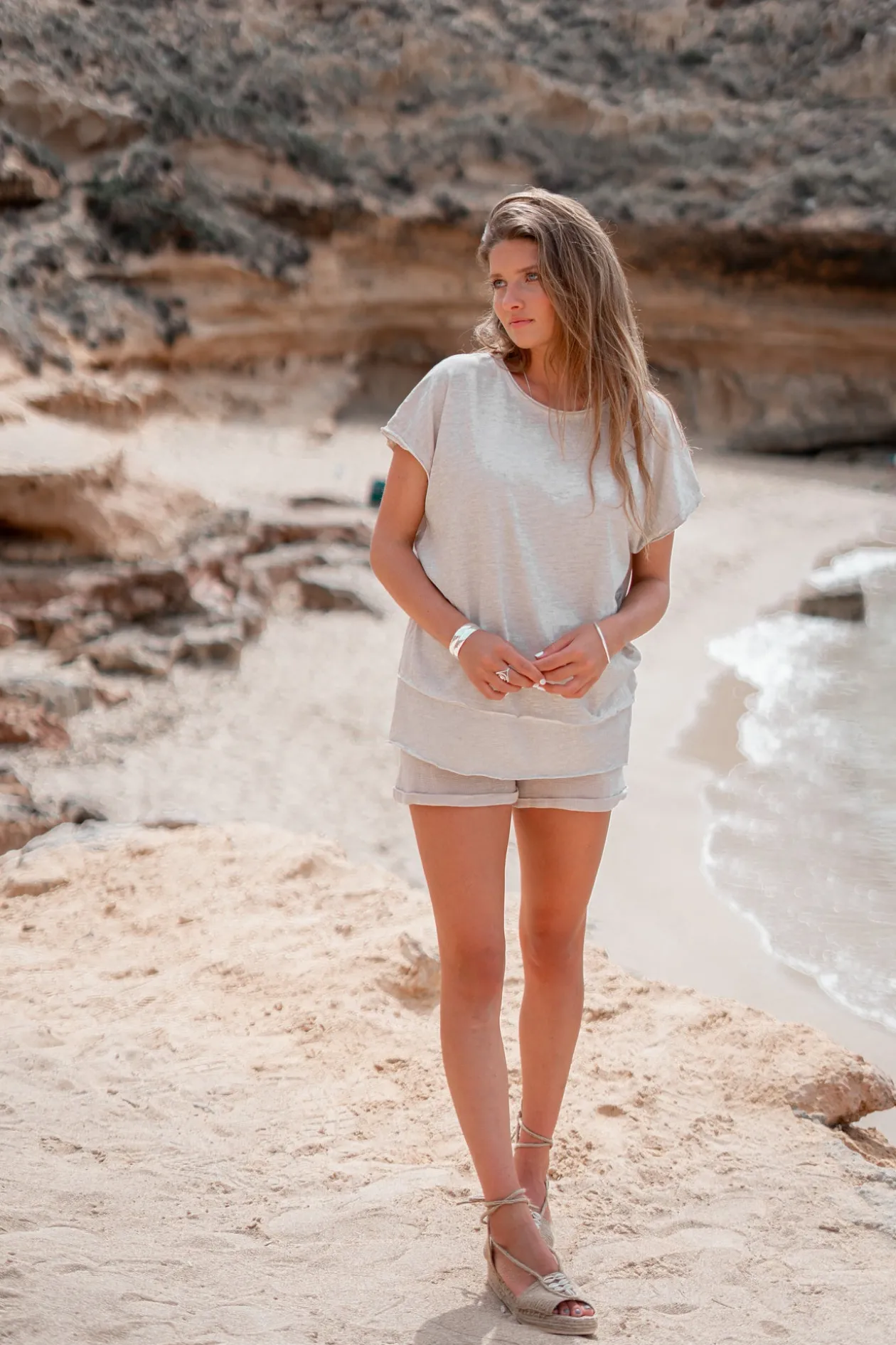 Chemise Taupe