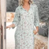 Chemisier Aletta Flower Mint
