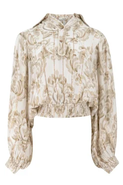 Chemisier Briso Baroque Blanc Imprimé