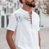Chemisier Cedero Mandala Blanc