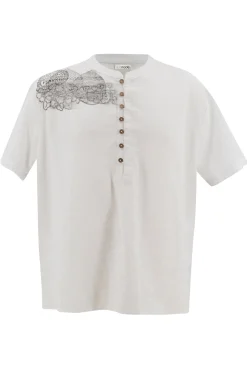 Chemisier Cedero Mandala Blanc