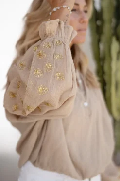 Chemisier Danza Flores Light taupe