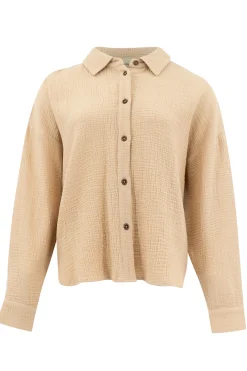 Chemisier en coton Lyo Beige