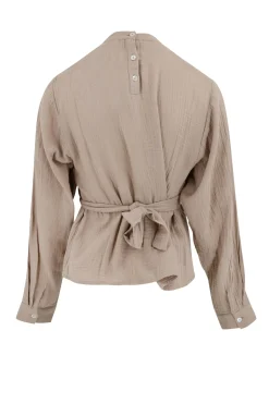 Chemisier Flor Elegancia Taupe clair
