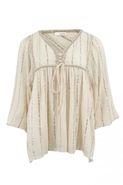 Chemisier Gigi Stripe Ecru