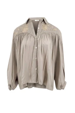 Chemisier Luciana Romance Taupe clair