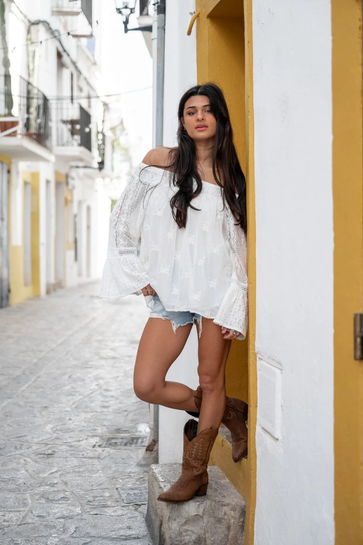 Chemisier Luna White