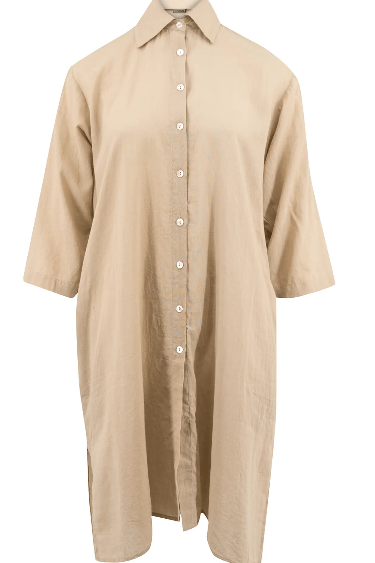 Chemisier midi Esma Taupe