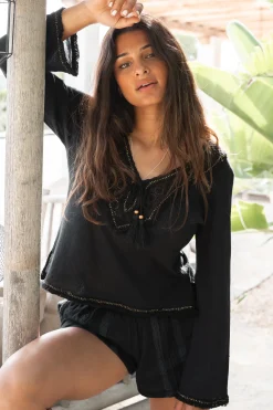 Chemisier Morena Noir