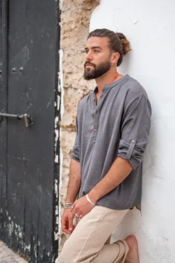 Chemisier Pablo Anthracite
