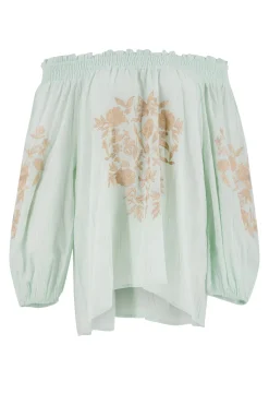 Chemisier Selena Bordado Mint