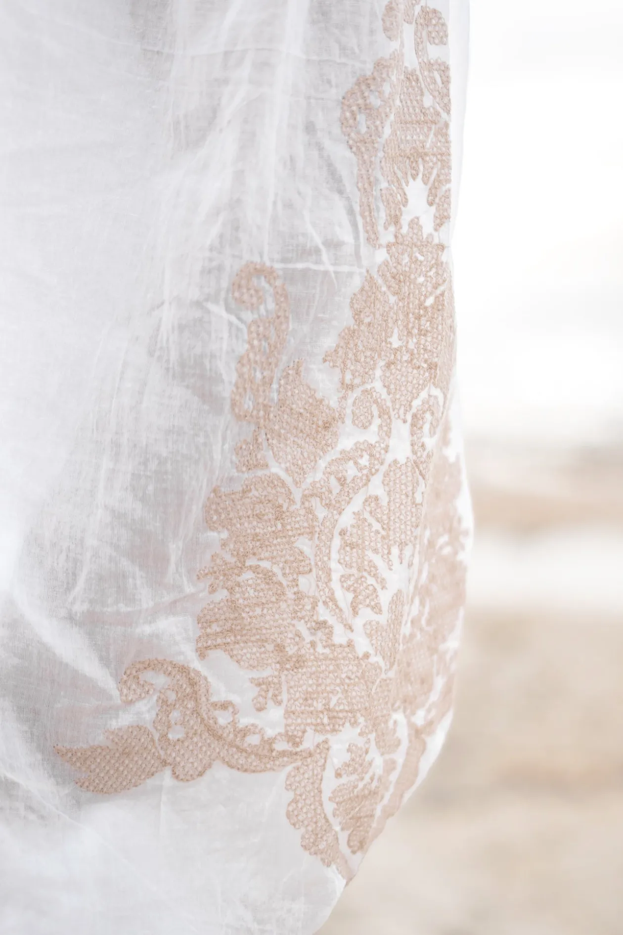 Chemisier Serena Cuenca Blanc
