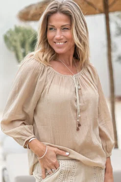 Chemisier Serena Taupe