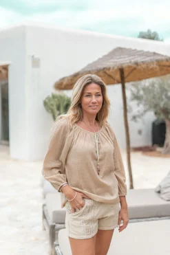 Chemisier Serena Taupe