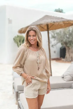 Chemisier Serena Taupe