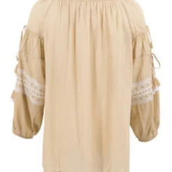 Chemisier Tassel Beige