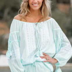 Chemisier Tassel Mint