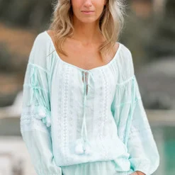 Chemisier Tassel Mint