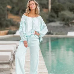 Chemisier Tassel Mint