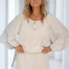 Chemisier Yira Boho Ecru