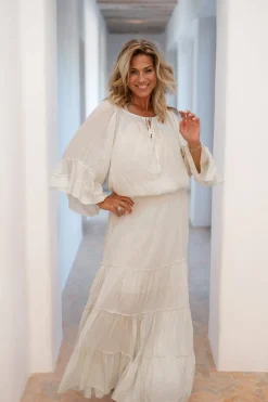 Chemisier Yira Boho Ecru