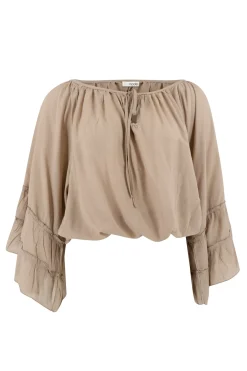 Chemisier Yira Boho Taupe