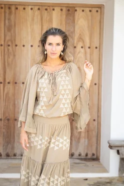 Chemisier Yira Cuadros Taupe