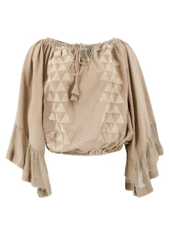 Chemisier Yira Cuadros Taupe