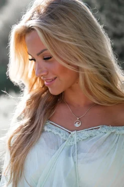 Collier à vagues en argent