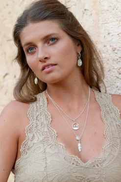 Collier de palmier en argent